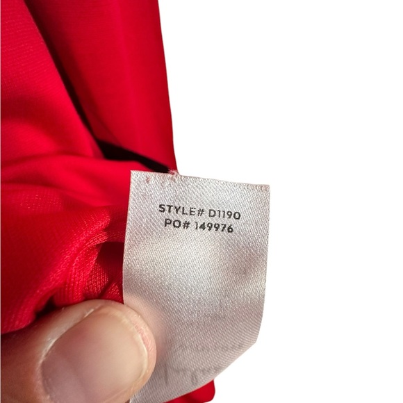 Lulus Dreaming About You Red Long Sleeve Maxi Dress Sz L - Picture 13 of 13